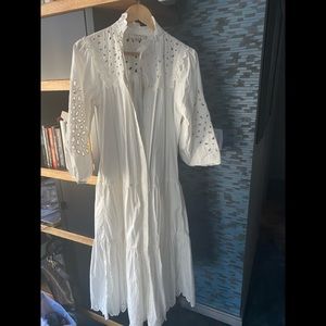 Sea white dress. New without tags.  Size sm